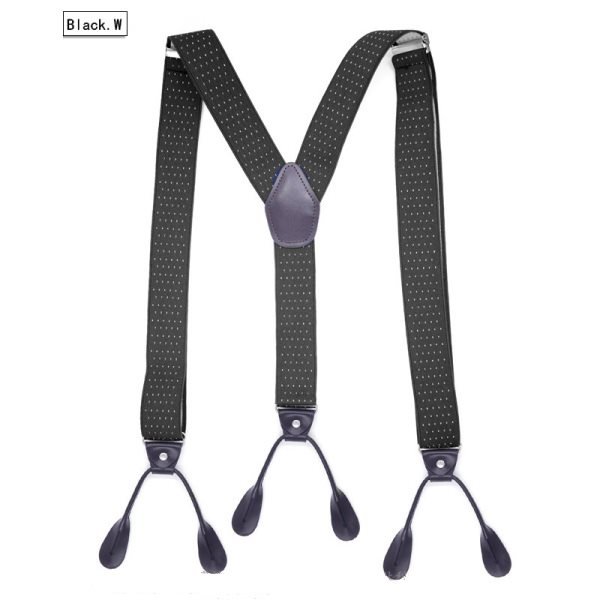British Style Button Suspenders