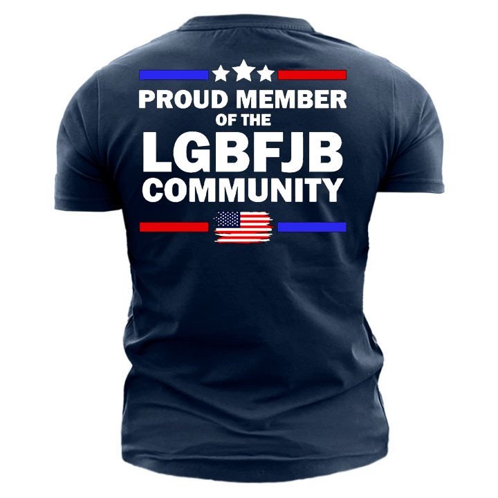 Men's Proud Member Of The LGBFJB Community Men's Cotton T-Shirt