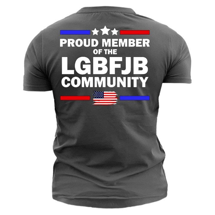 Men's Proud Member Of The LGBFJB Community Men's Cotton T-Shirt