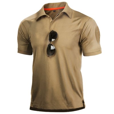 Men's Outdoor Tactical Quick Dry Polo T-Shirt