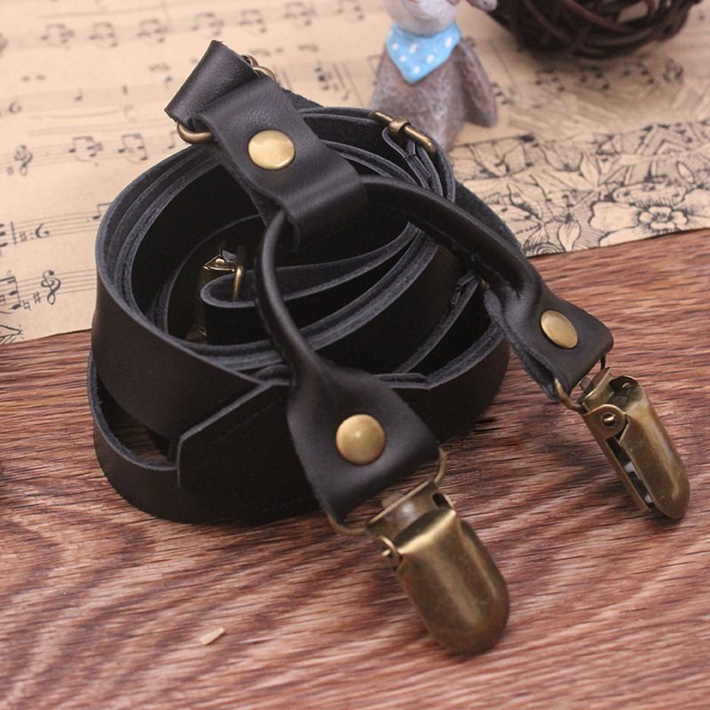 Original Handmade Leather Vintage Jeans Strap