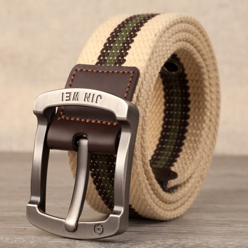 Men's Outdoor Casual Pin Buckle Canvas Belt