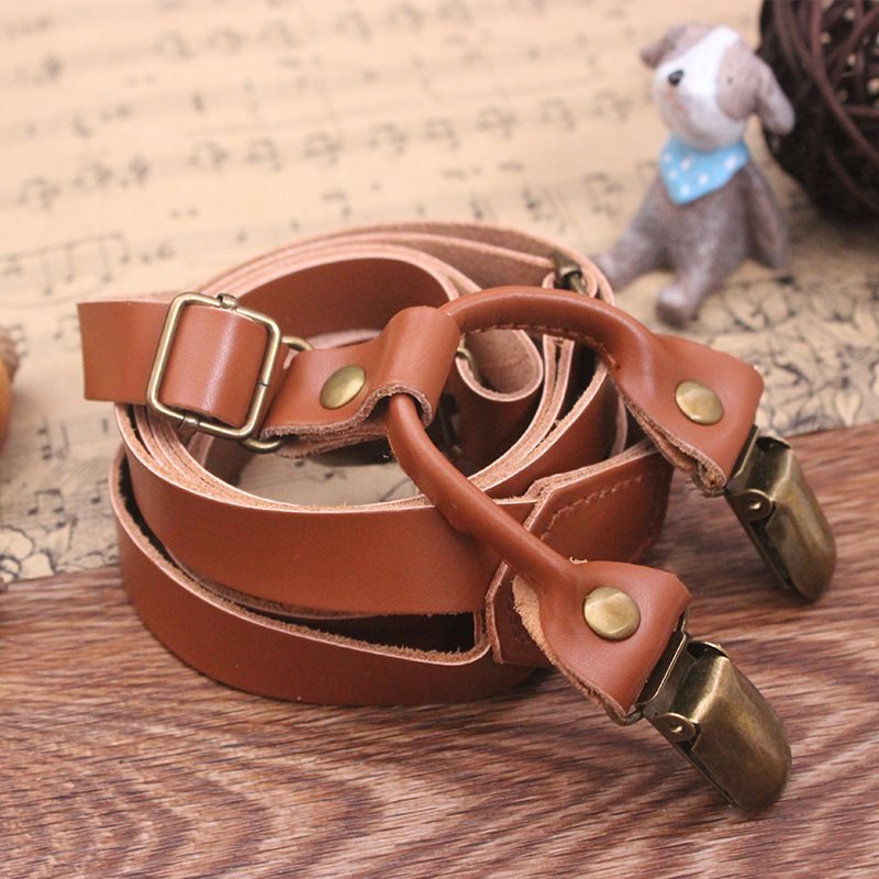 Original Handmade Leather Vintage Jeans Strap