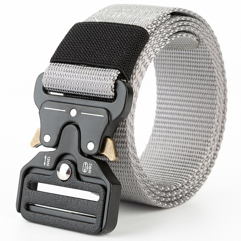 3.8CM Mountaineering Camping Multifunctional Military Training Belt Cobra Buckle Nylon Tactical Belt Customizable Printing