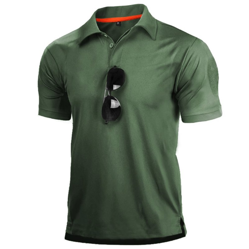Men's Outdoor Tactical Quick Dry Polo T-Shirt