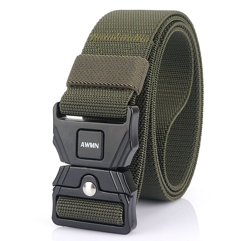 Men's Magnetic Buckle Tactical Outdoor Sports And Leisure Nylon Belt
