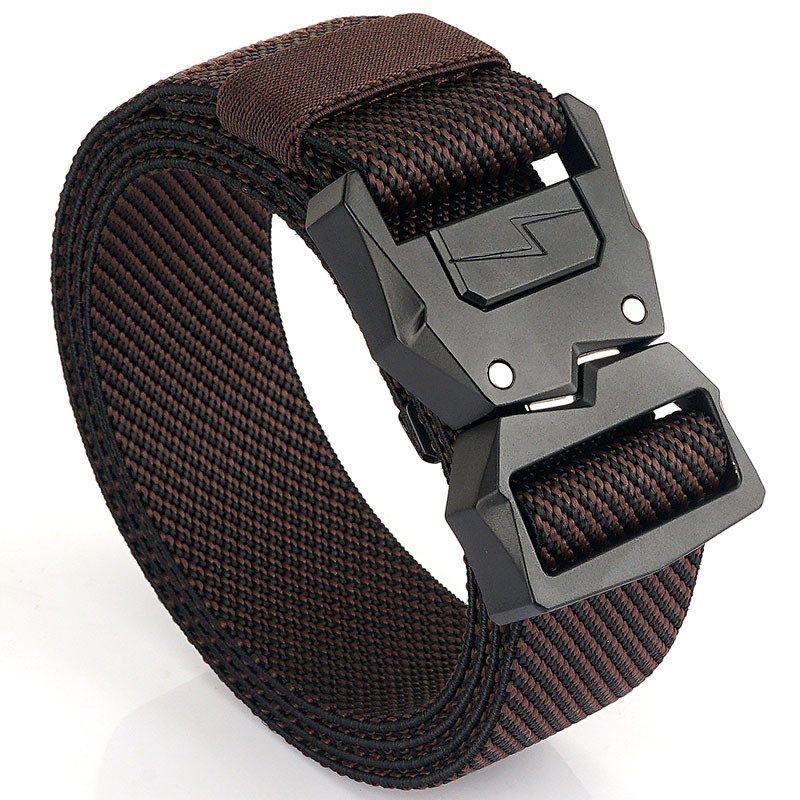 Lightning Tactical Buckle Men's Elastic Belt