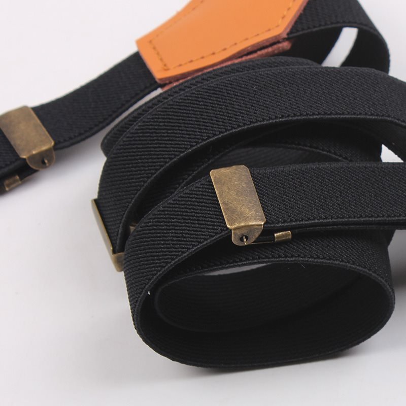Men's Retro Y-shaped Suspenders With Three Clips And Hook Suspenders