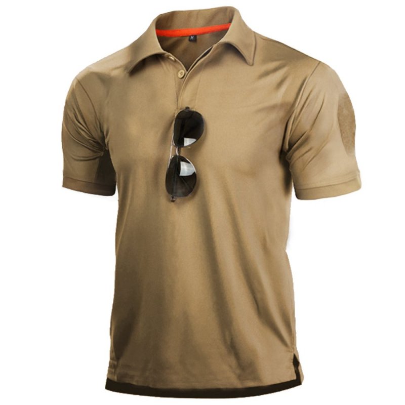 Men's Outdoor Tactical Quick Dry Polo T-Shirt