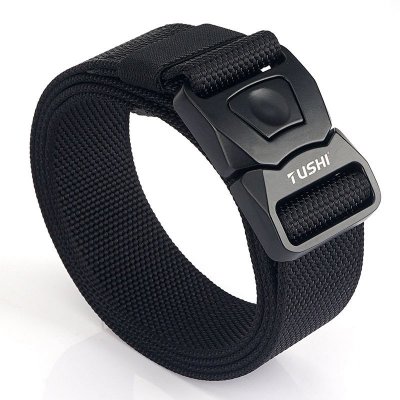 Men's Outdoor Tactical Quick Buckle Belt CS Field Training Nylon Outer Belt