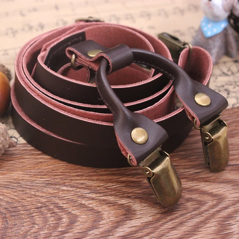 Original Handmade Leather Vintage Jeans Strap