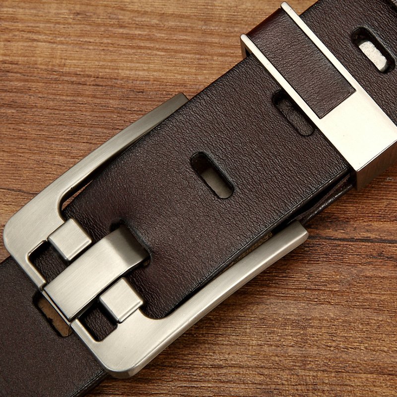 Vintage Men's Simple Pin Buckle Belt