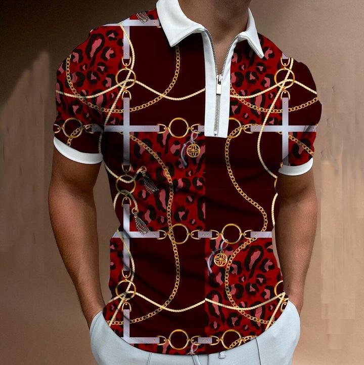 Original Pattern Art Design Short Sleeve Polo Shirt