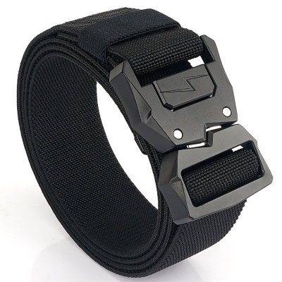 Lightning Tactical Buckle Men's Elastic Belt